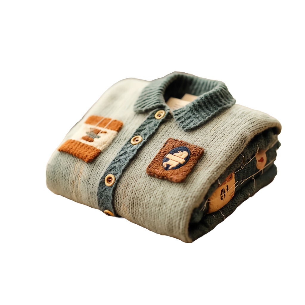 patch quilted shirt